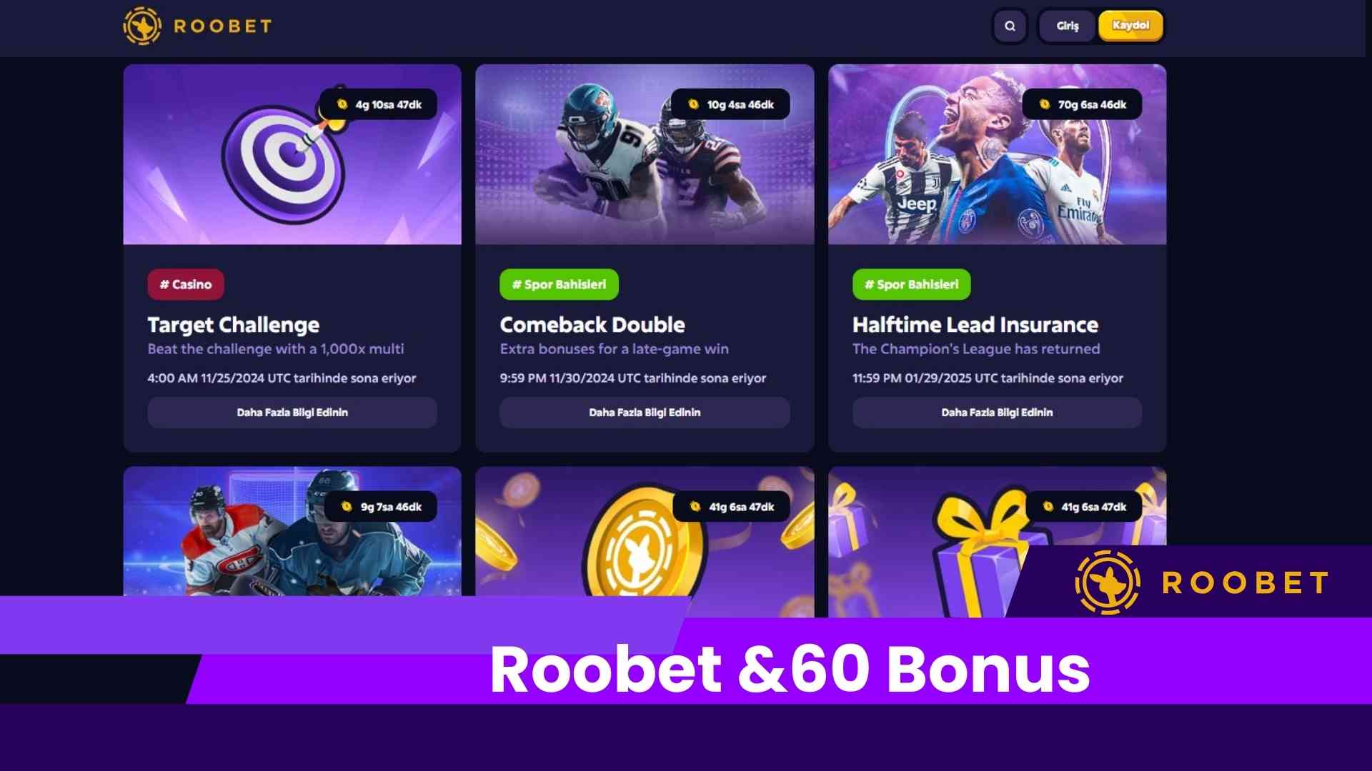 Roobet &60 Bonus