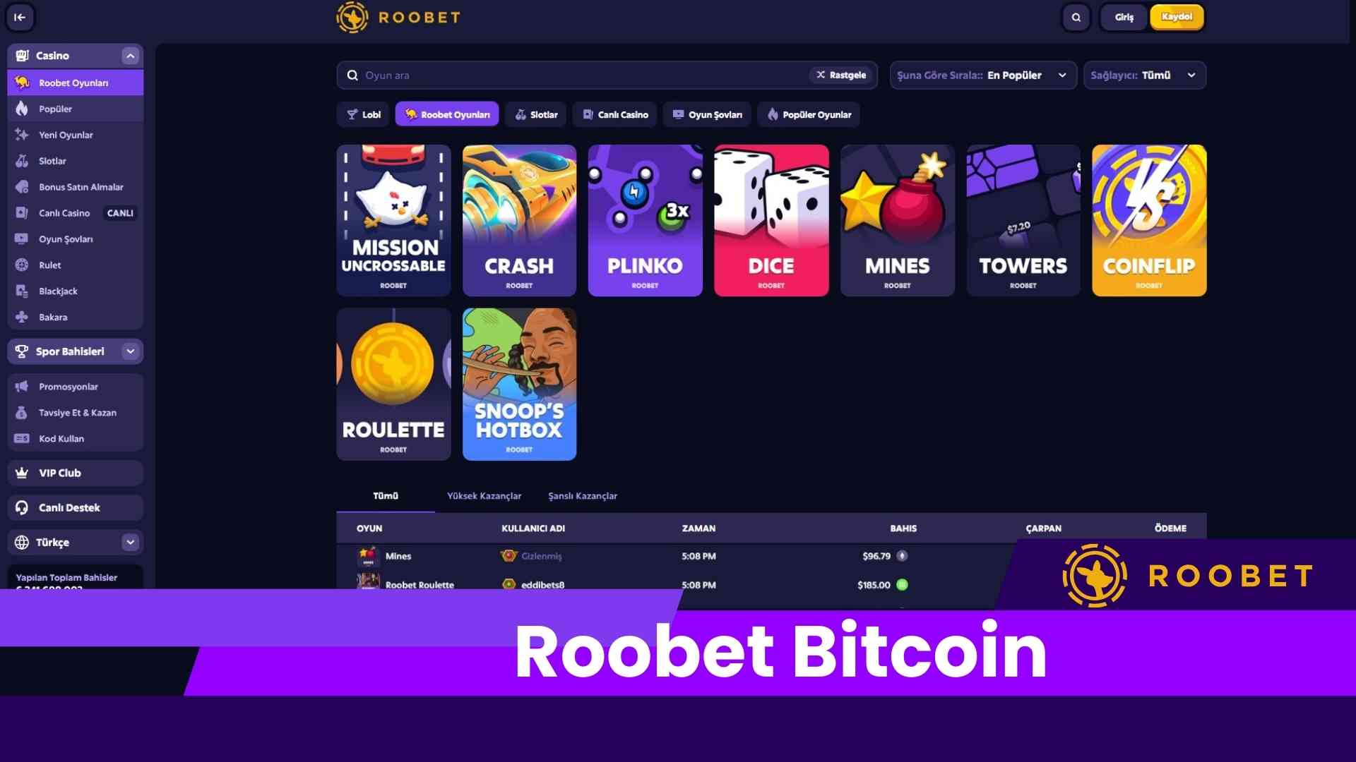Roobet Bitcoin