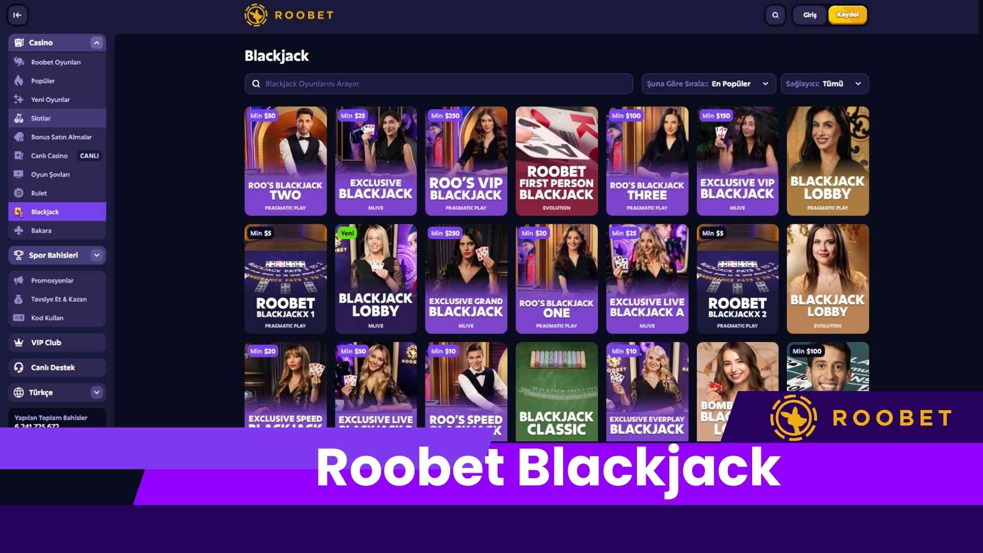 Roobet Blackjack