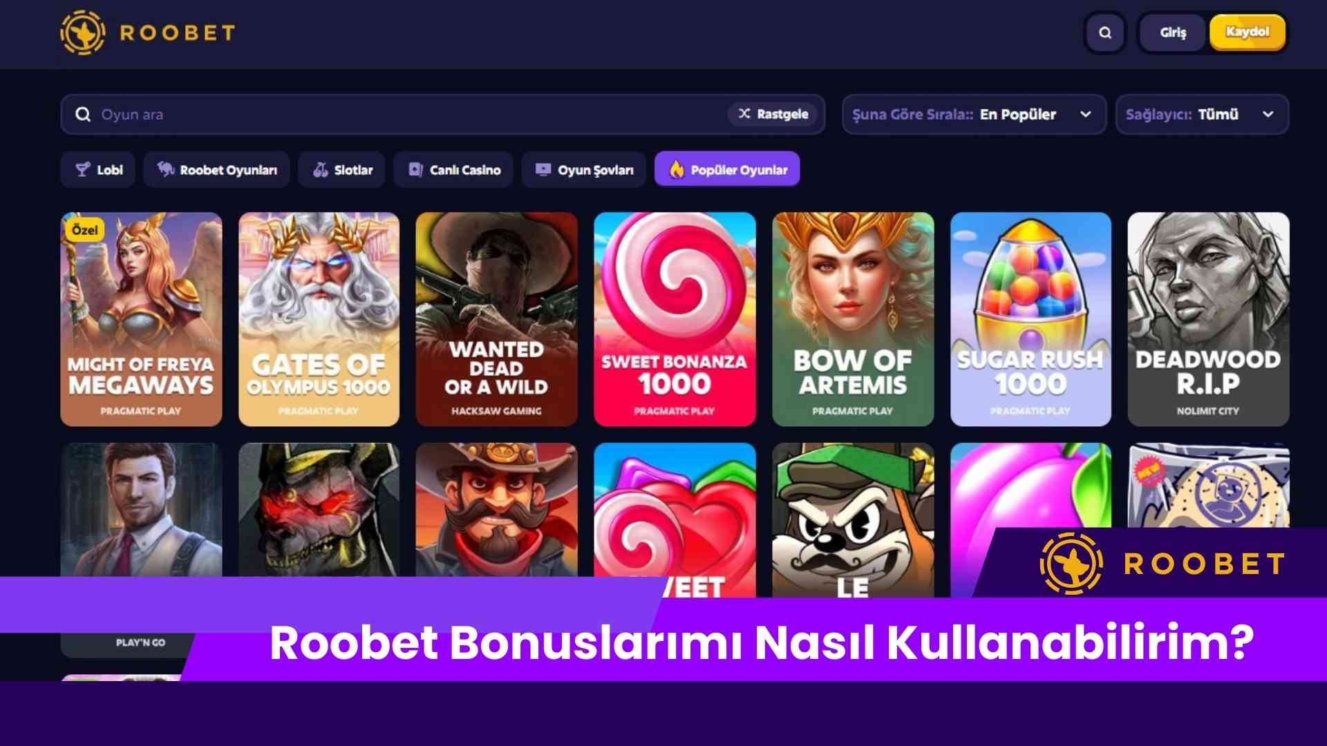 Roobet Bonuslarımı Nasıl Kullanabilirim