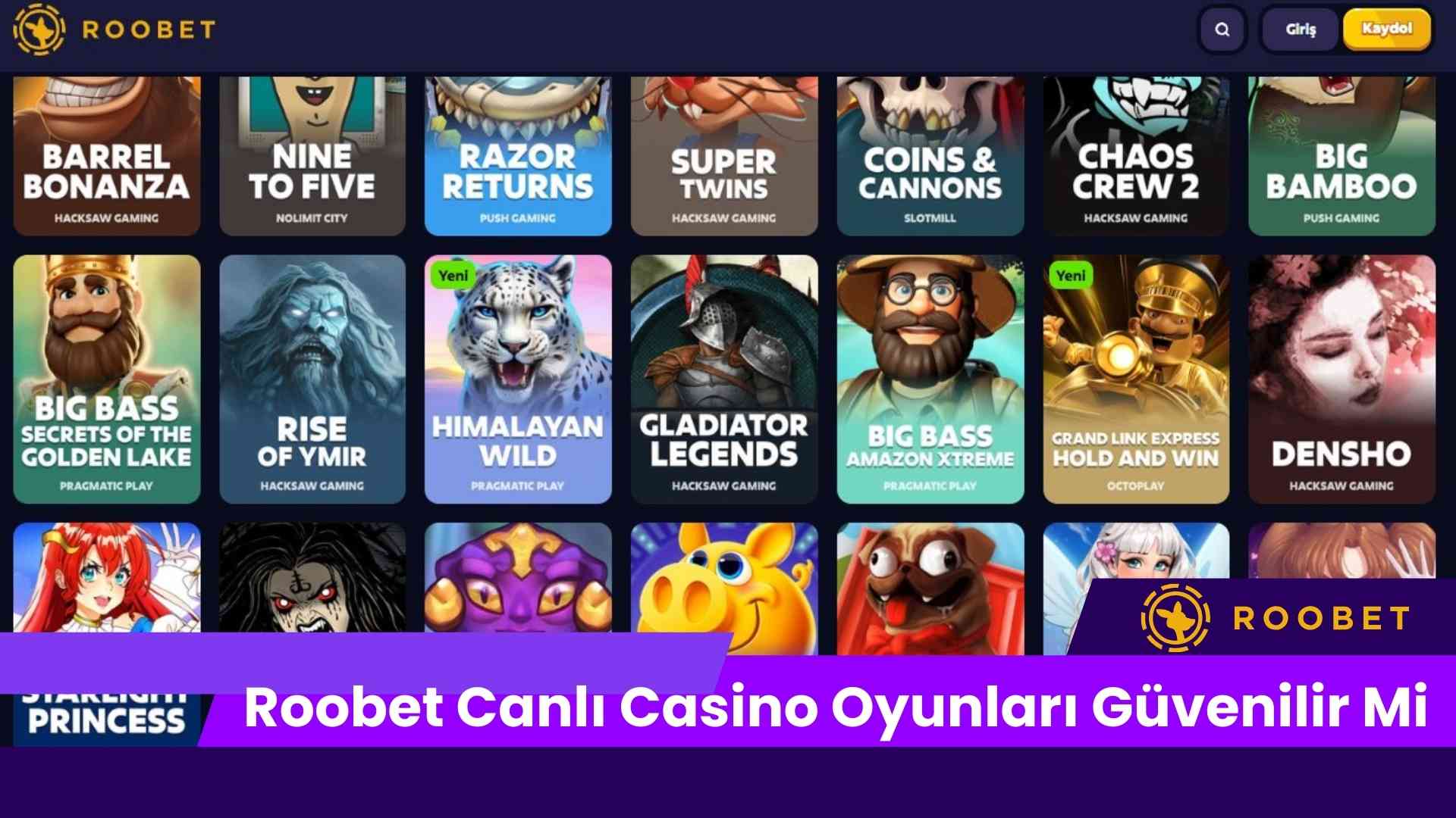 Roobet Canlı Casino Oyunları Güvenilir Mi
