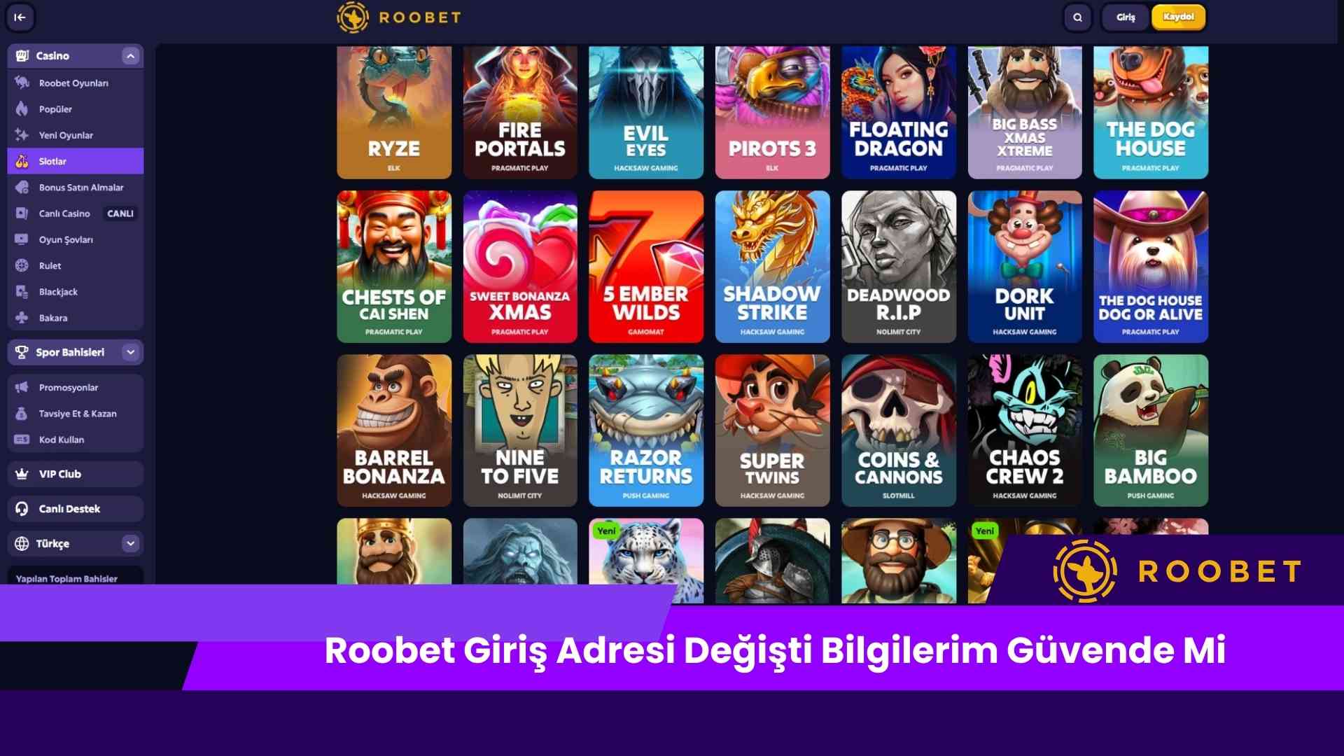 Roobet Giriş Adresi Değişti Bilgilerim Güvende Mi