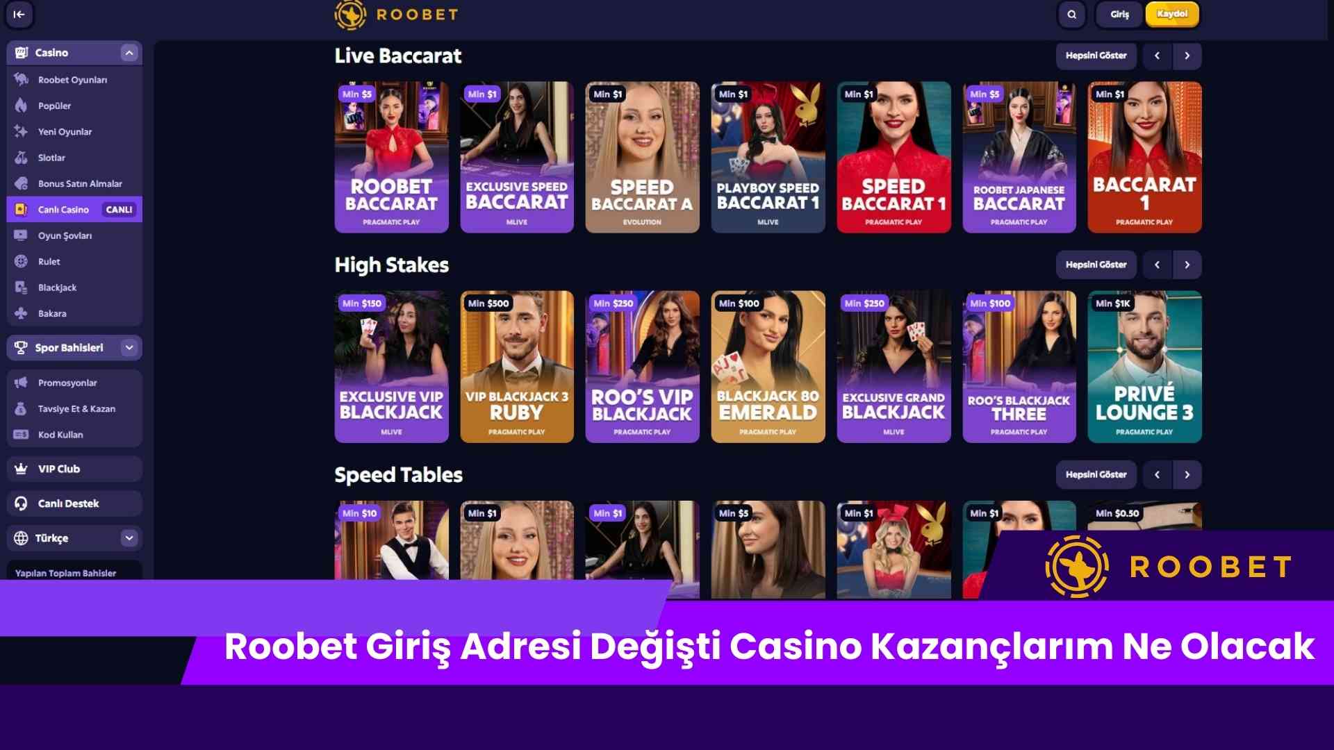 Roobet Giriş Adresi Değişti Casino Kazançlarım Ne Olacak
