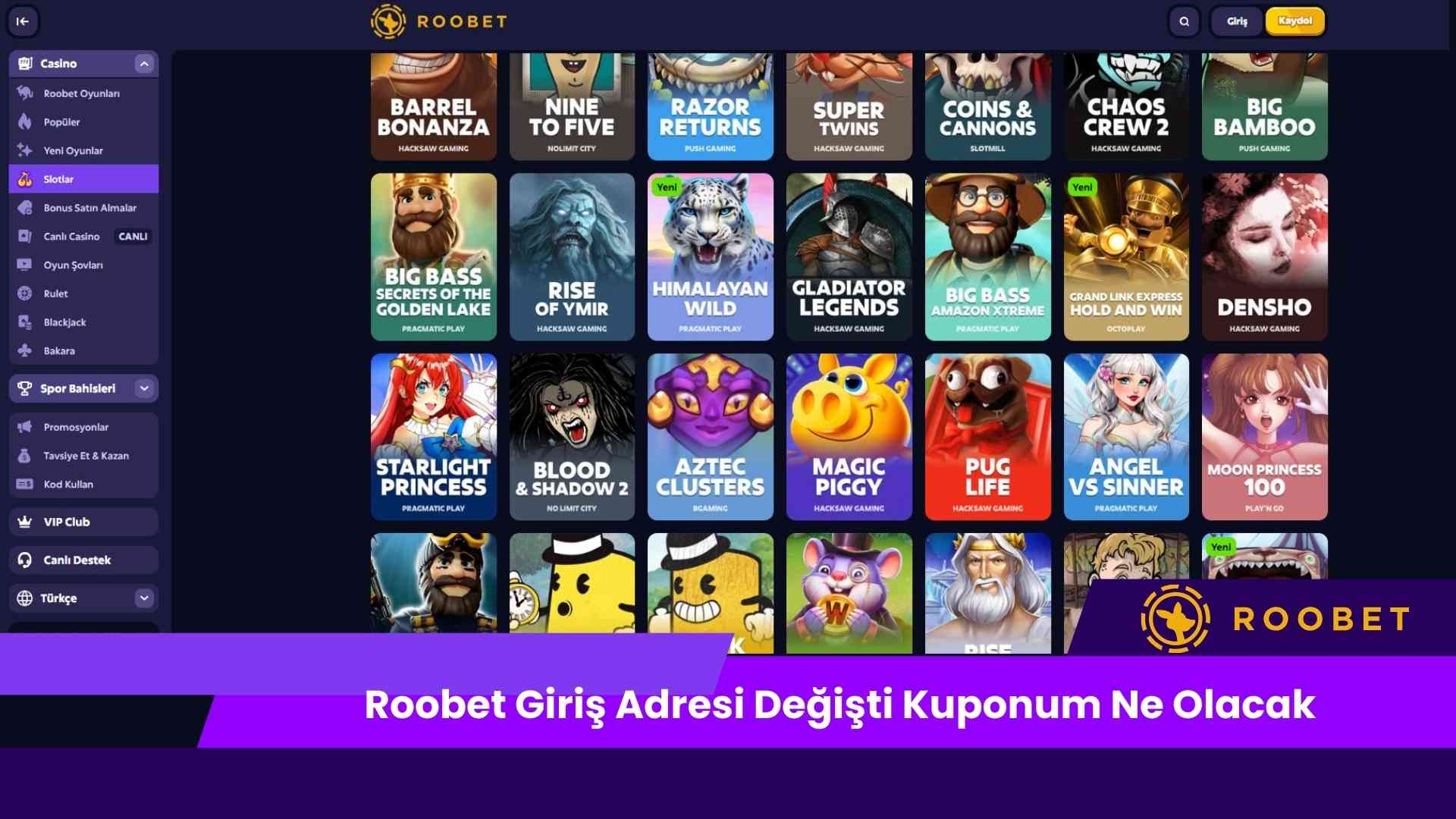 Roobet Giriş Adresi Değişti Kuponum Ne Olacak