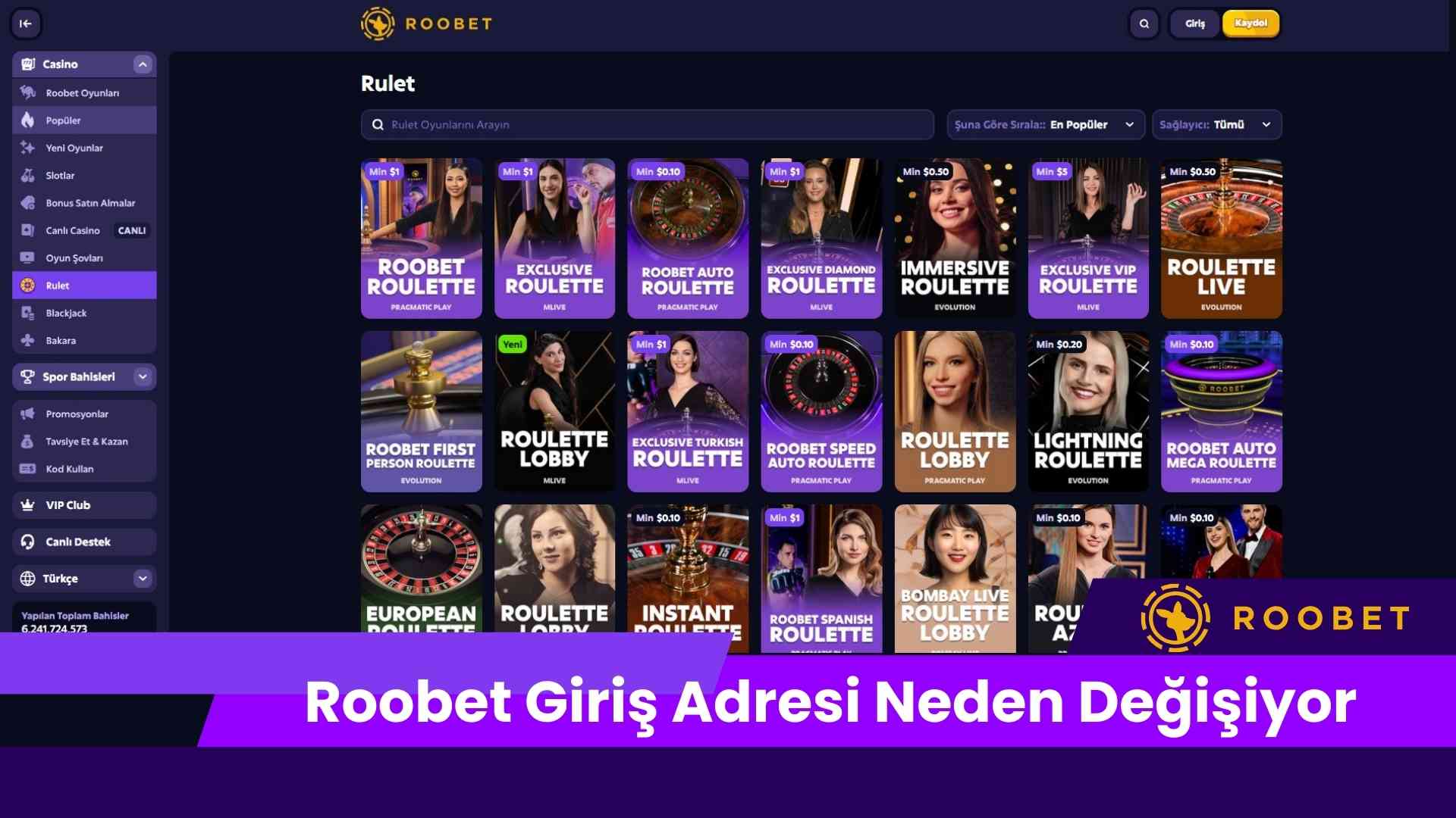 Roobet Giriş Adresi Neden Değişiyor