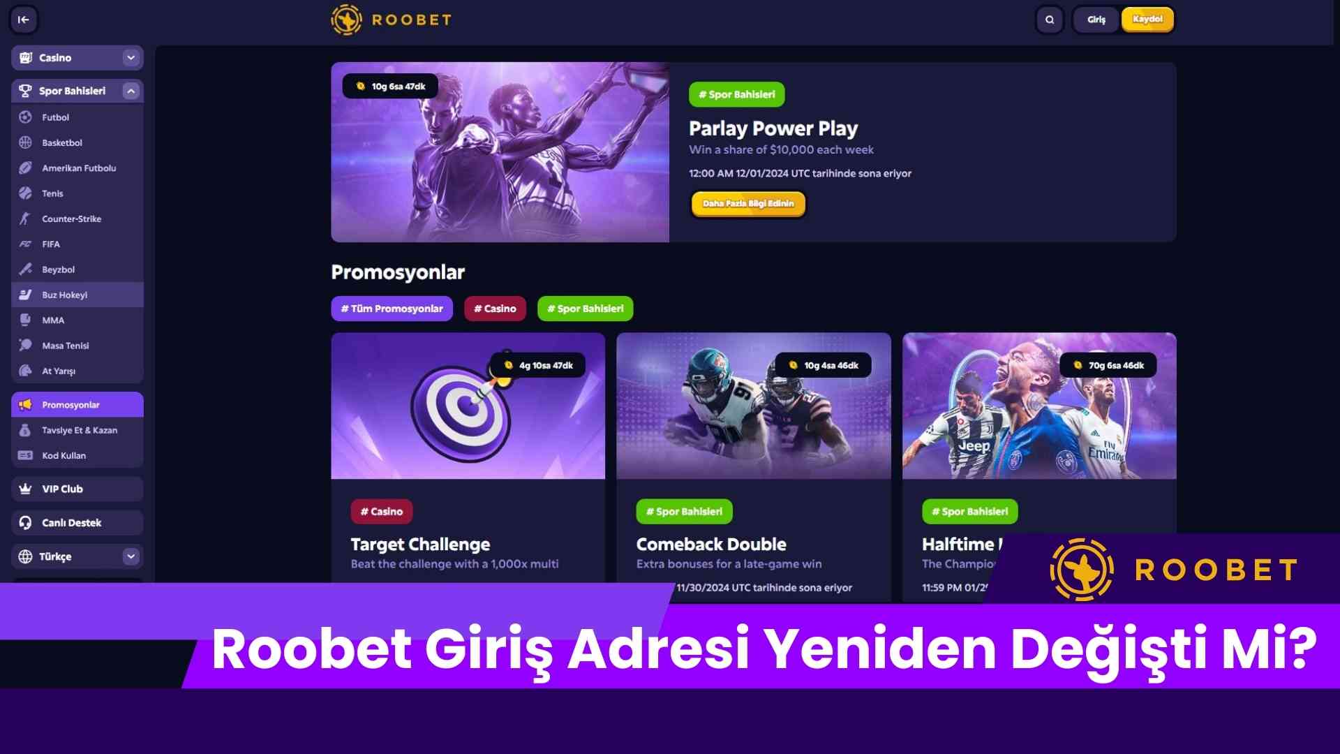Roobet Giriş Adresi Yeniden Değişti Mi