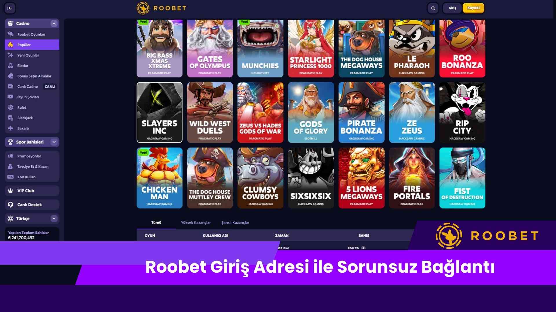 Roobet Giriş Adresi ile Sorunsuz Bağlantı