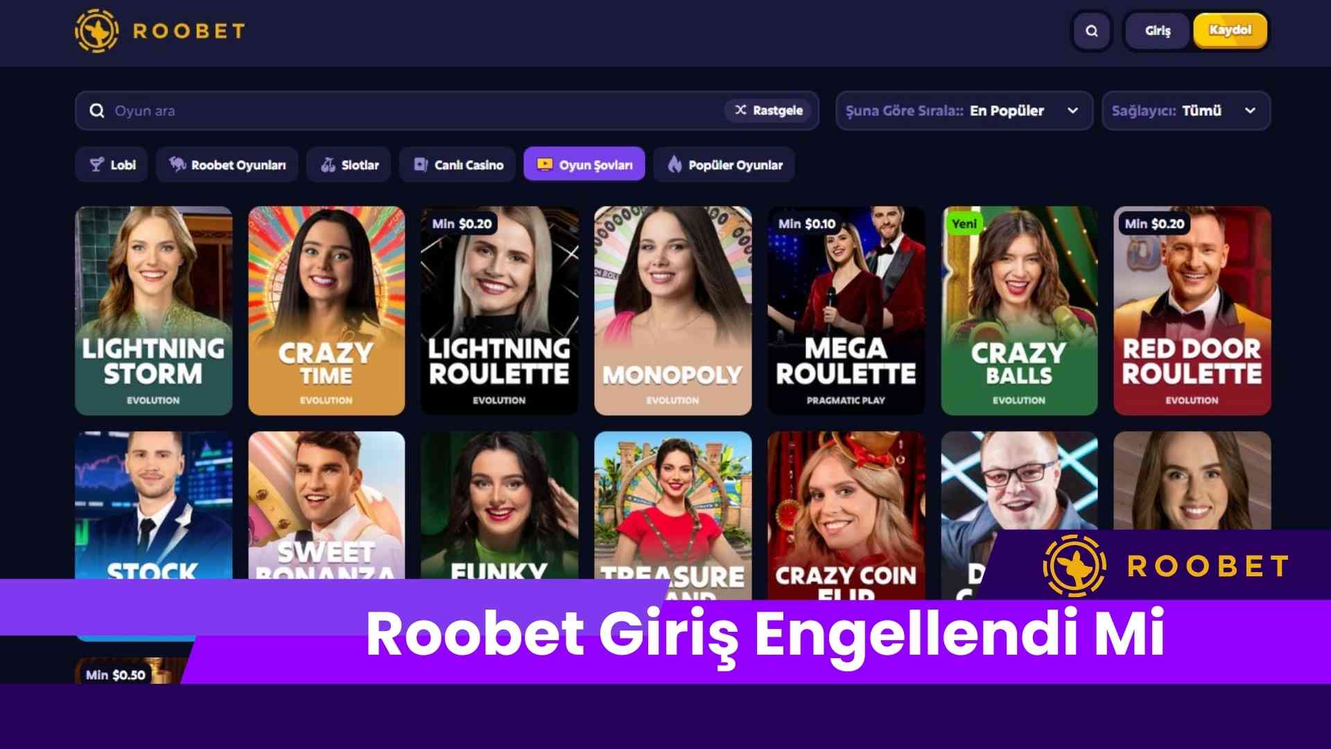 Roobet Giriş Engellendi Mi