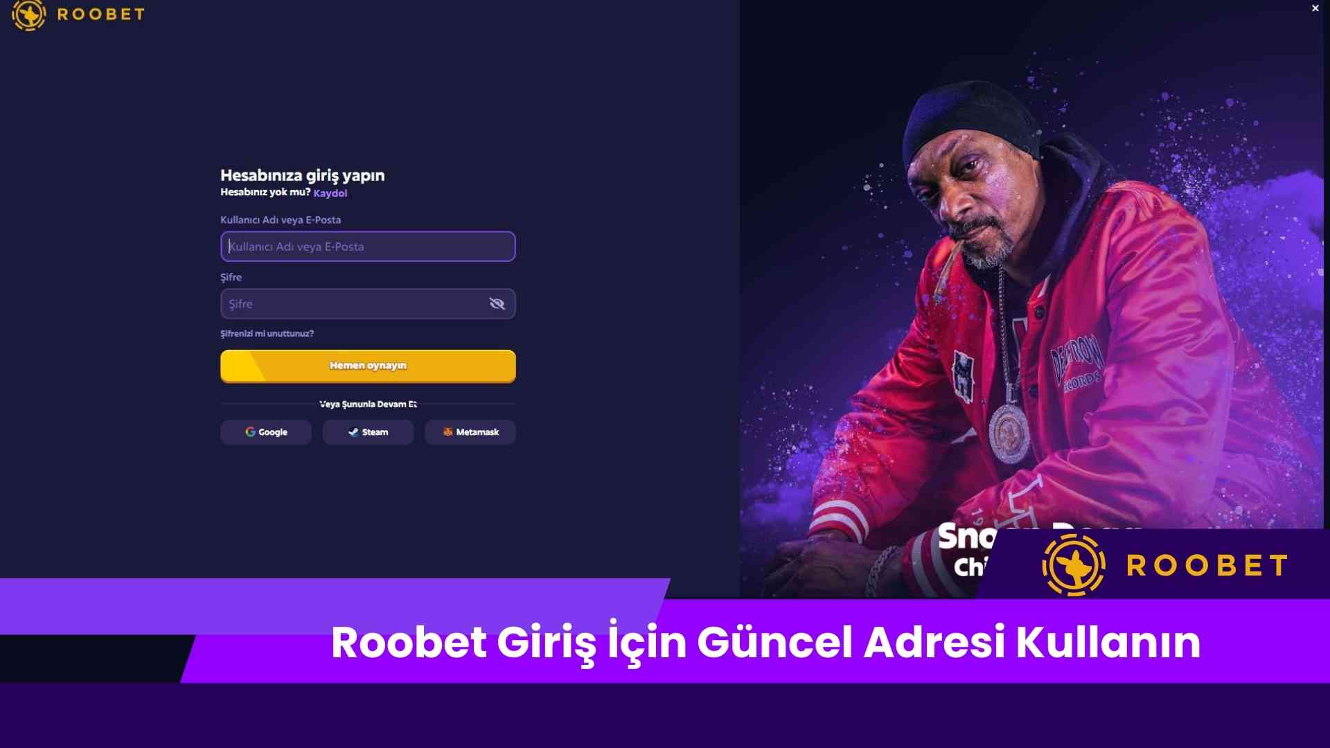 Roobet Giriş İçin Güncel Adresi Kullanın