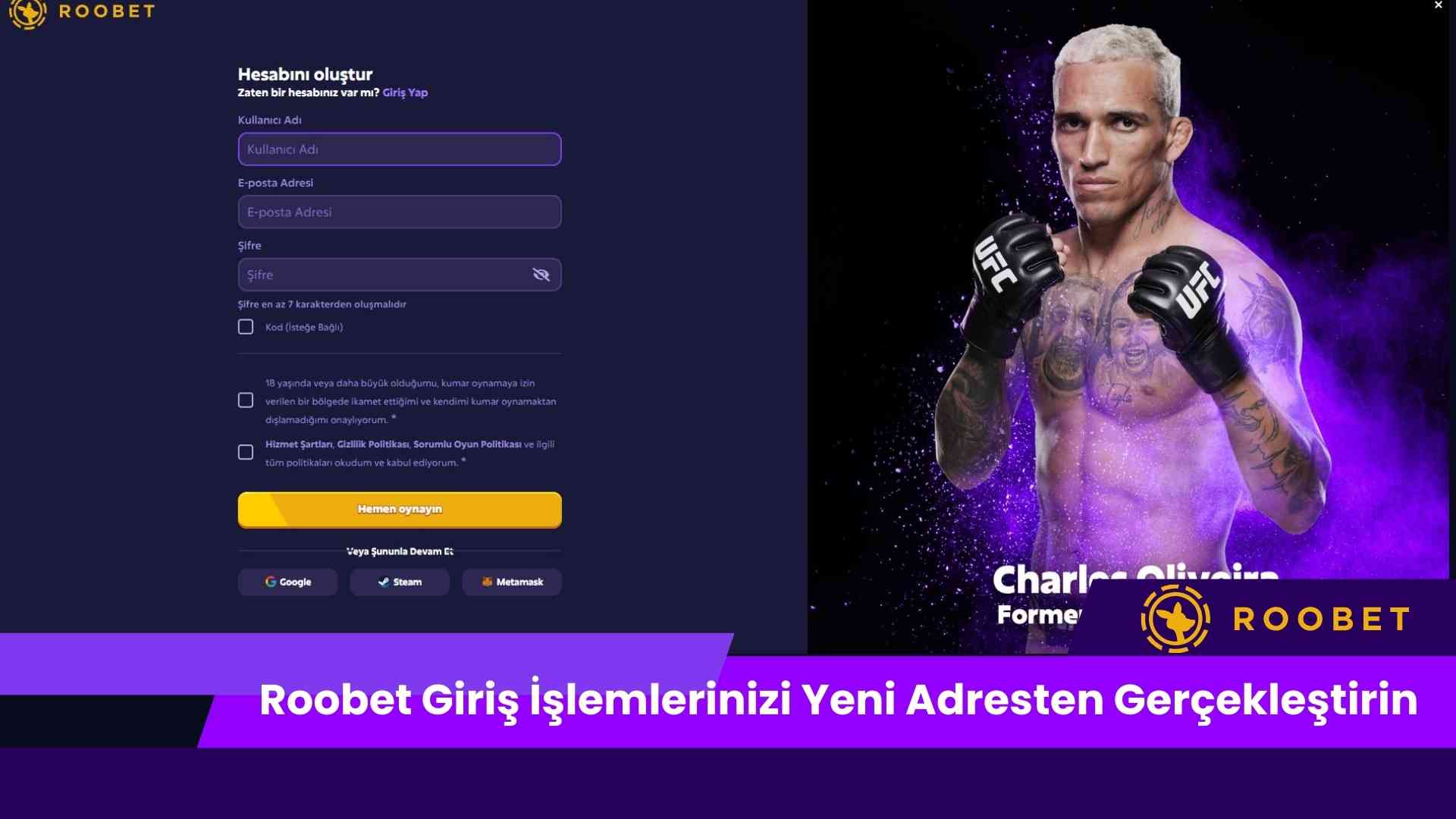 Roobet Giriş işlemlerinizi Yeni Adresten Gerçekleştirin
