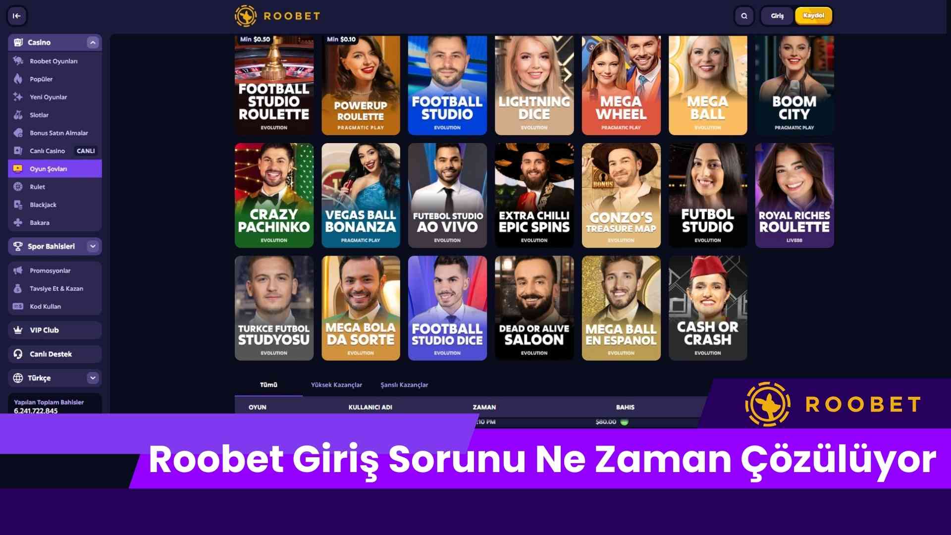 Roobet Giriş Sorunu Ne Zaman Çözülüyor