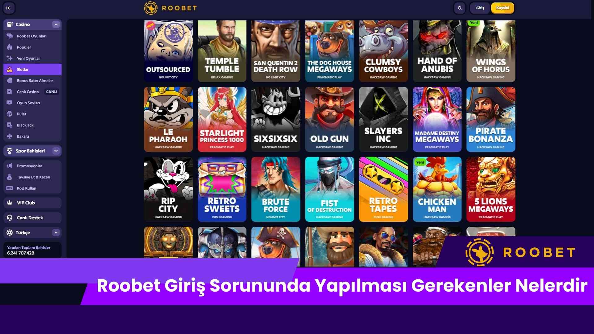 Roobet Giriş Sorununda Yapılması Gerekenler Nelerdir