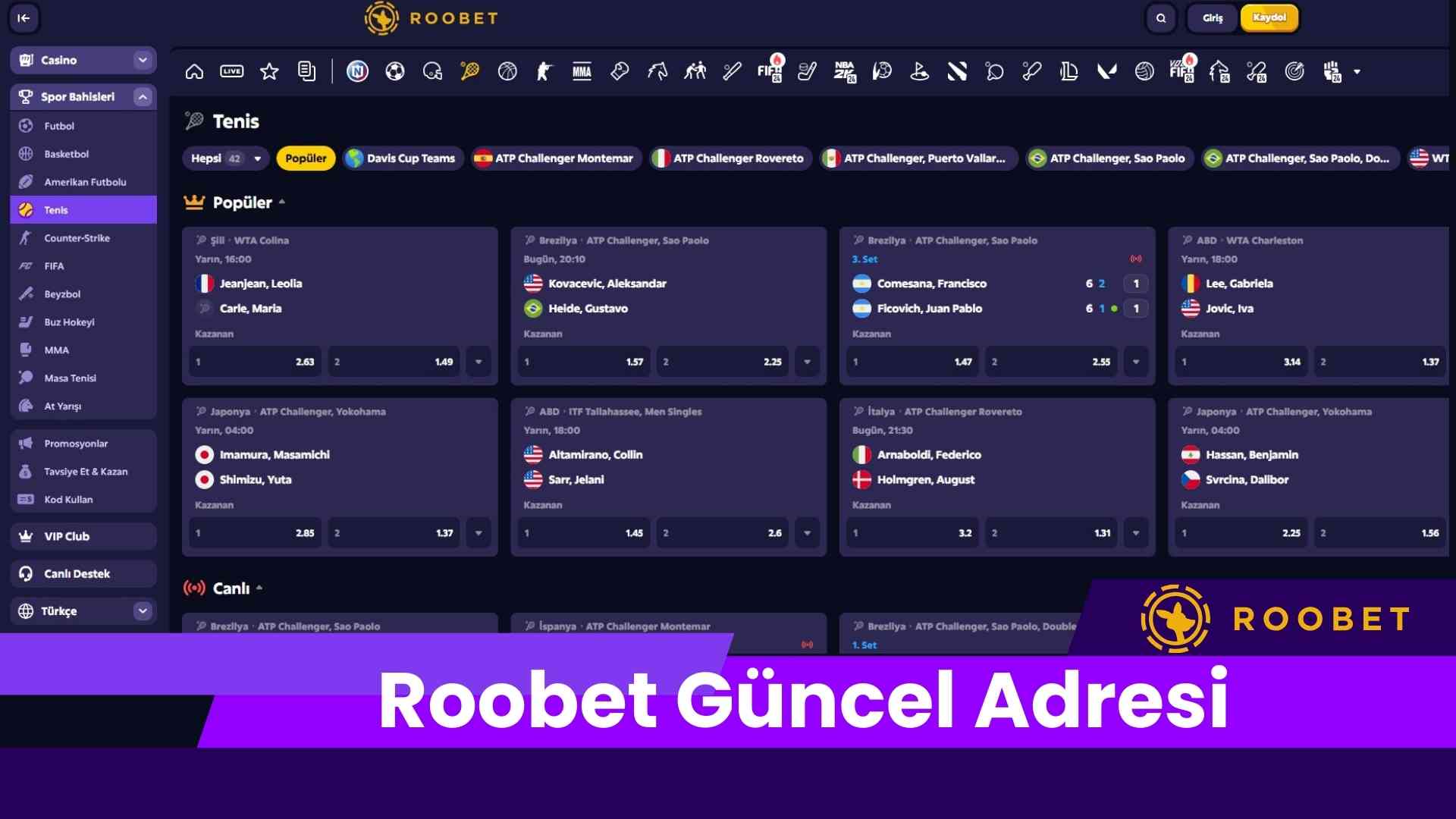 Roobet Güncel Adresi