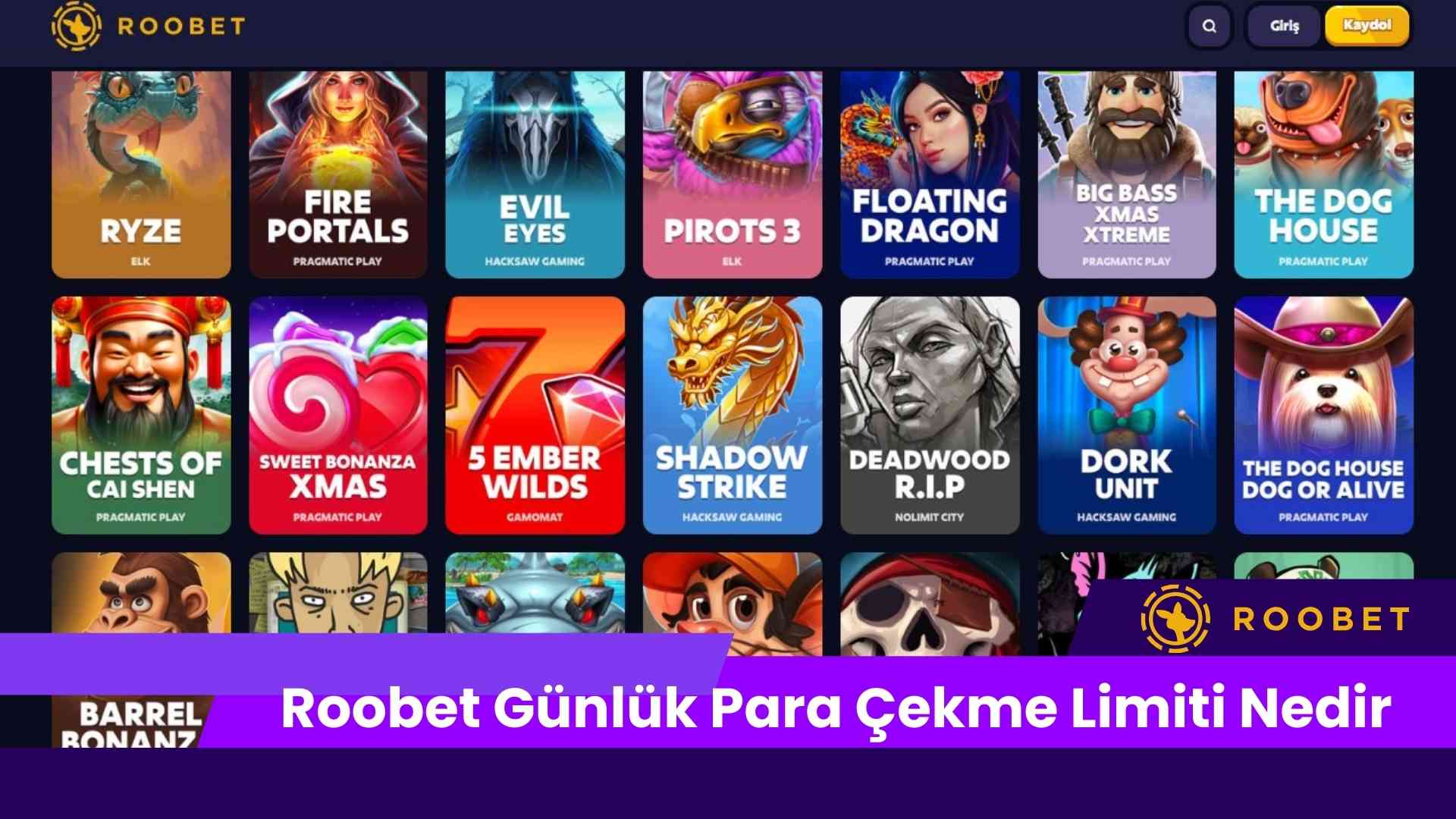 Roobet Günlük Para Çekme