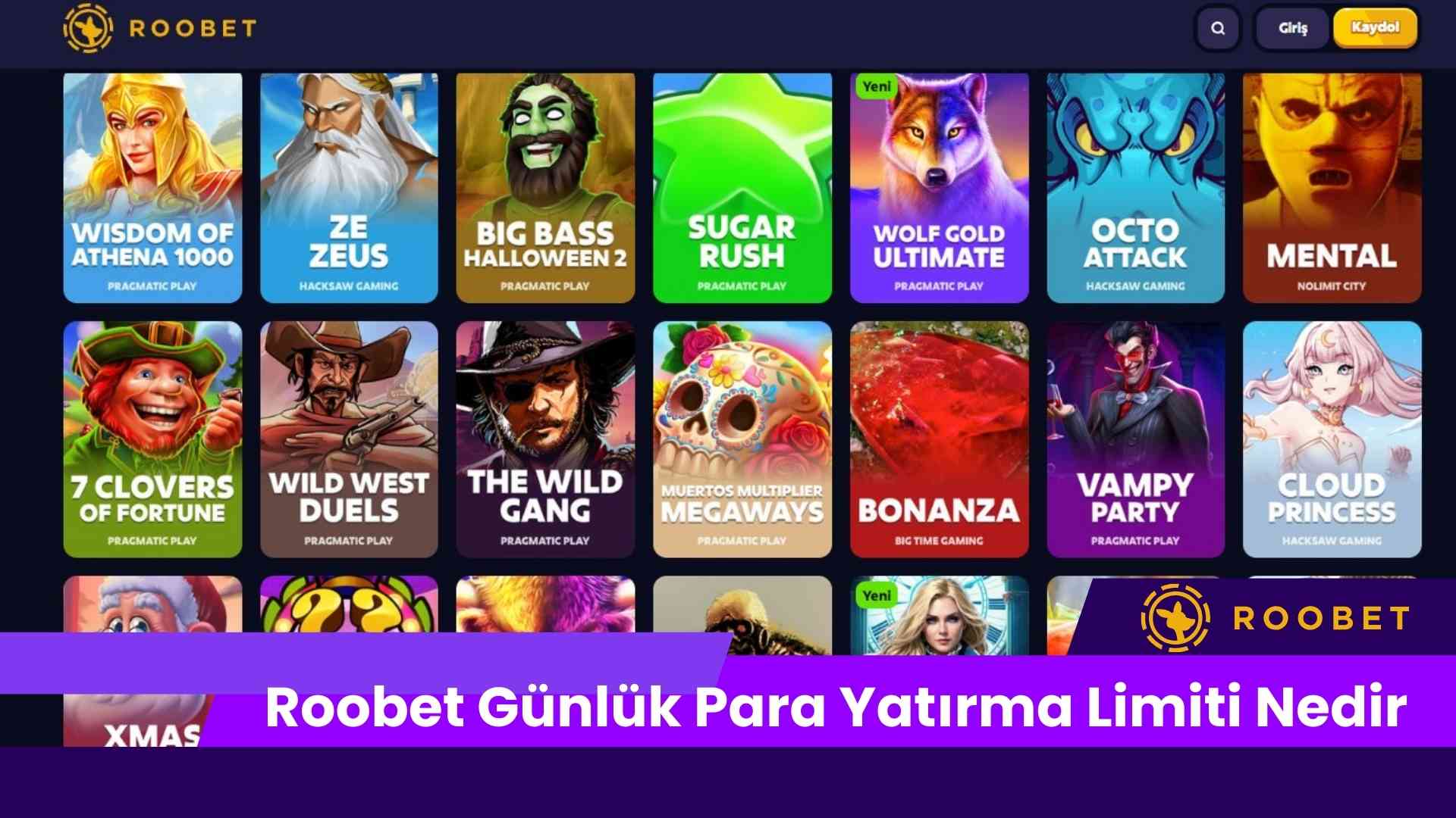 Roobet Günlük Para Yatırma Limiti Nedir