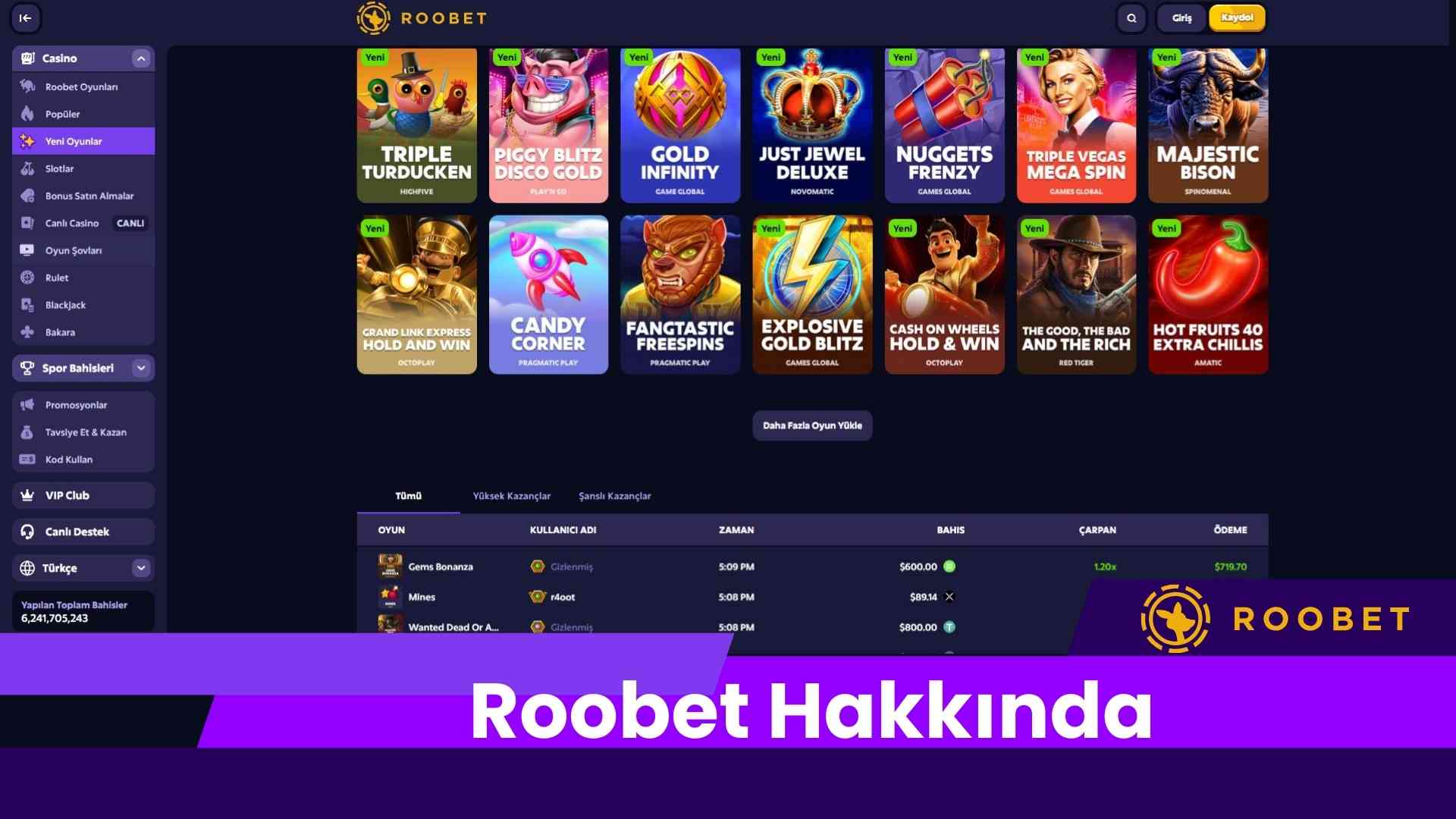 Roobet Hakkında