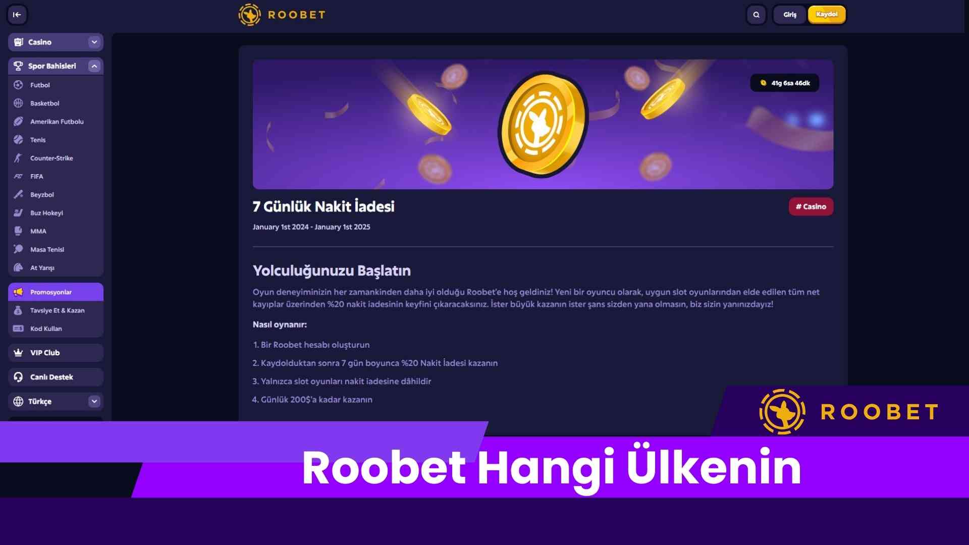 Roobet Hangi Ülkenin