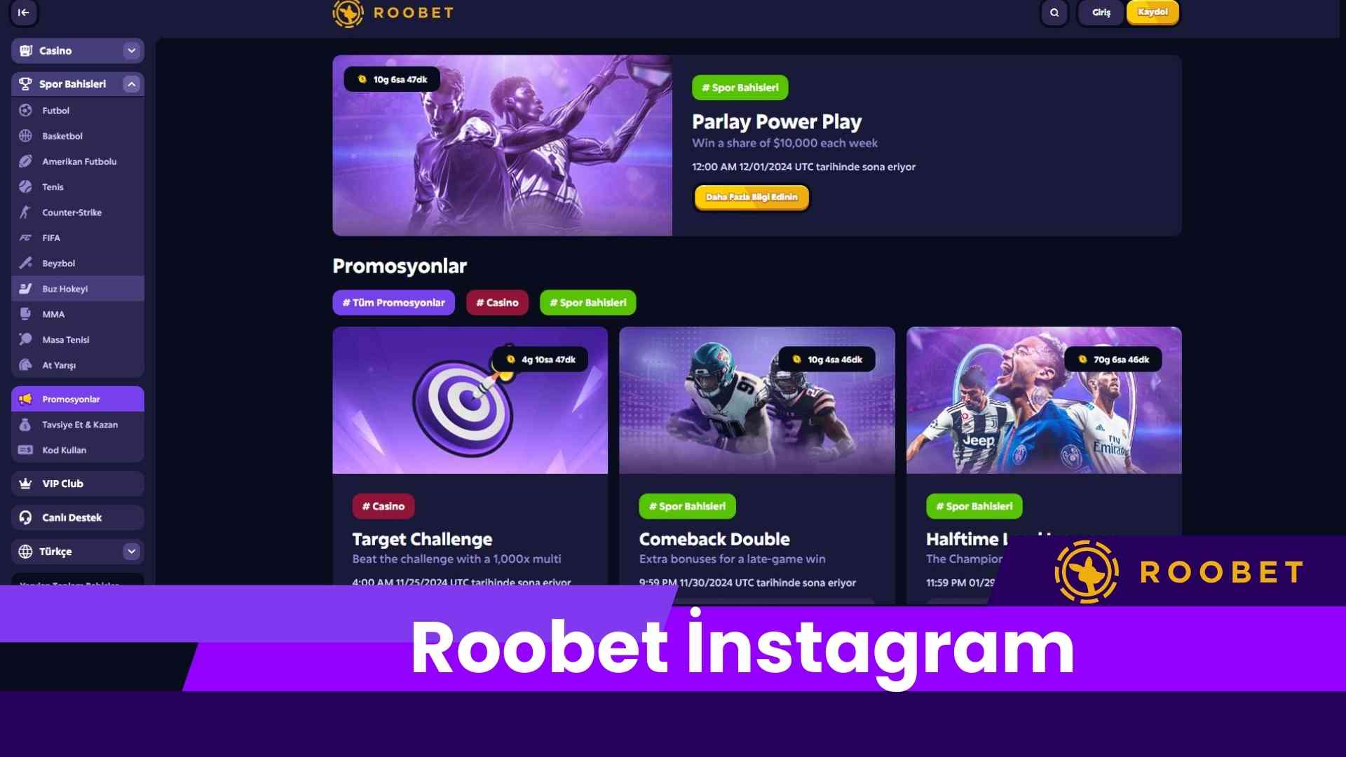 Roobet Instagram