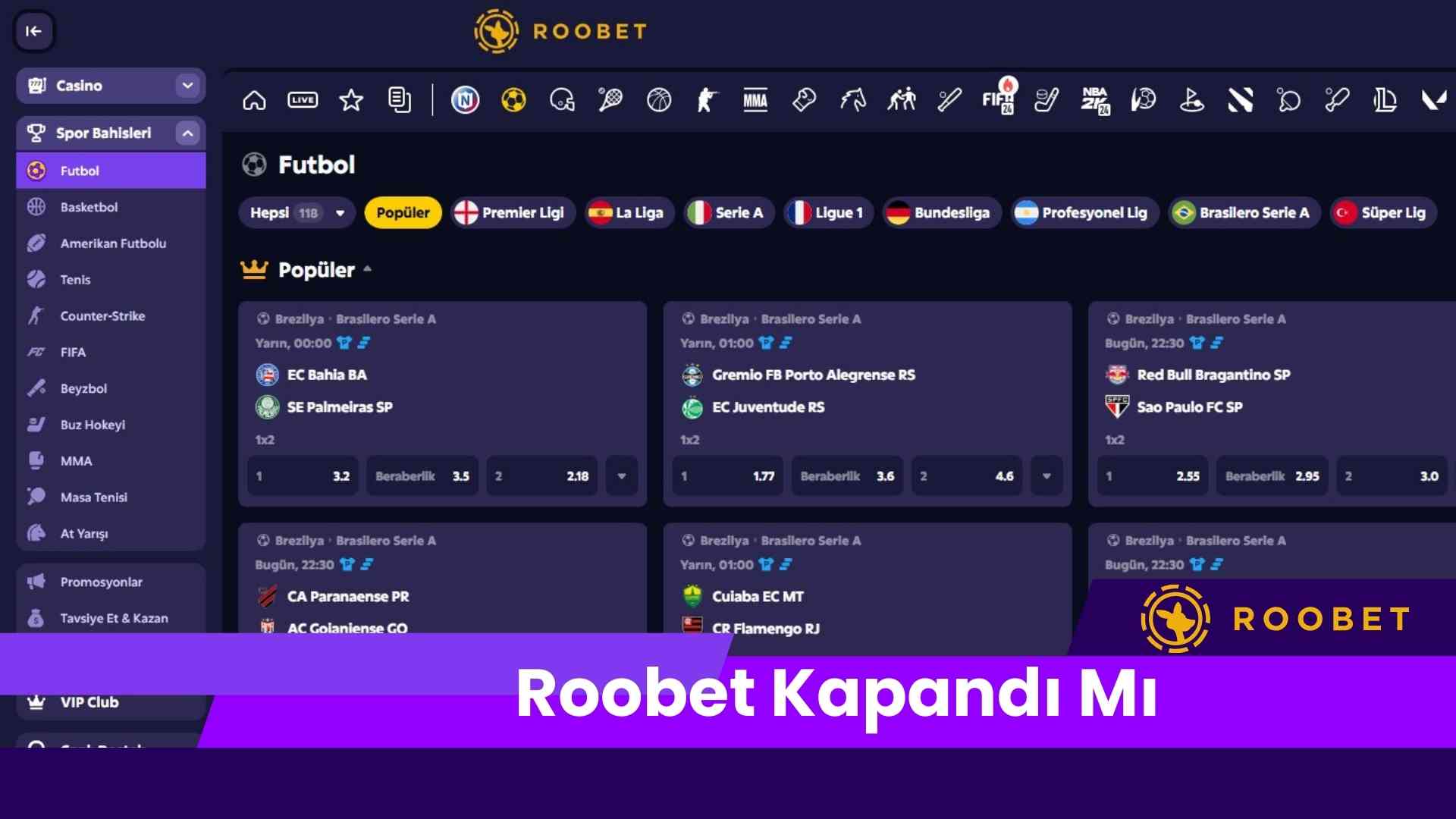 Roobet Kapandı Mı