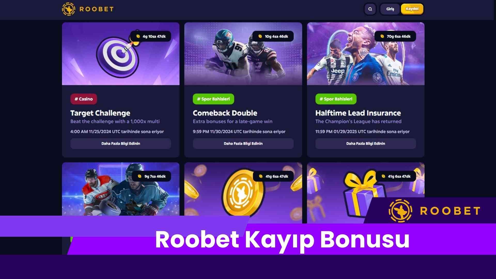 Roobet Kayıp Bonusu