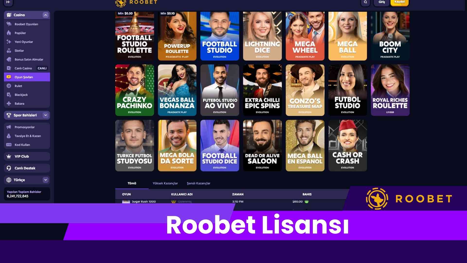 Roobet Lisansı