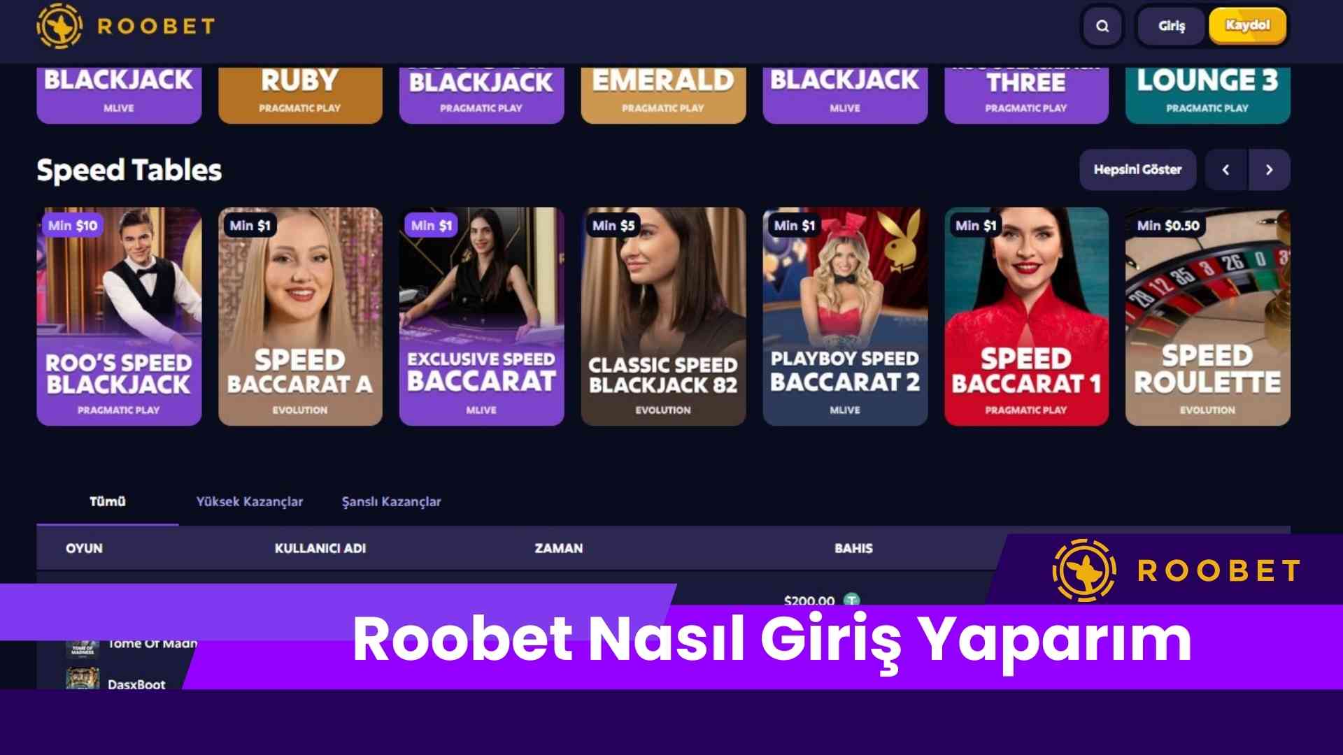 Roobet Nasıl Giriş Yaparım