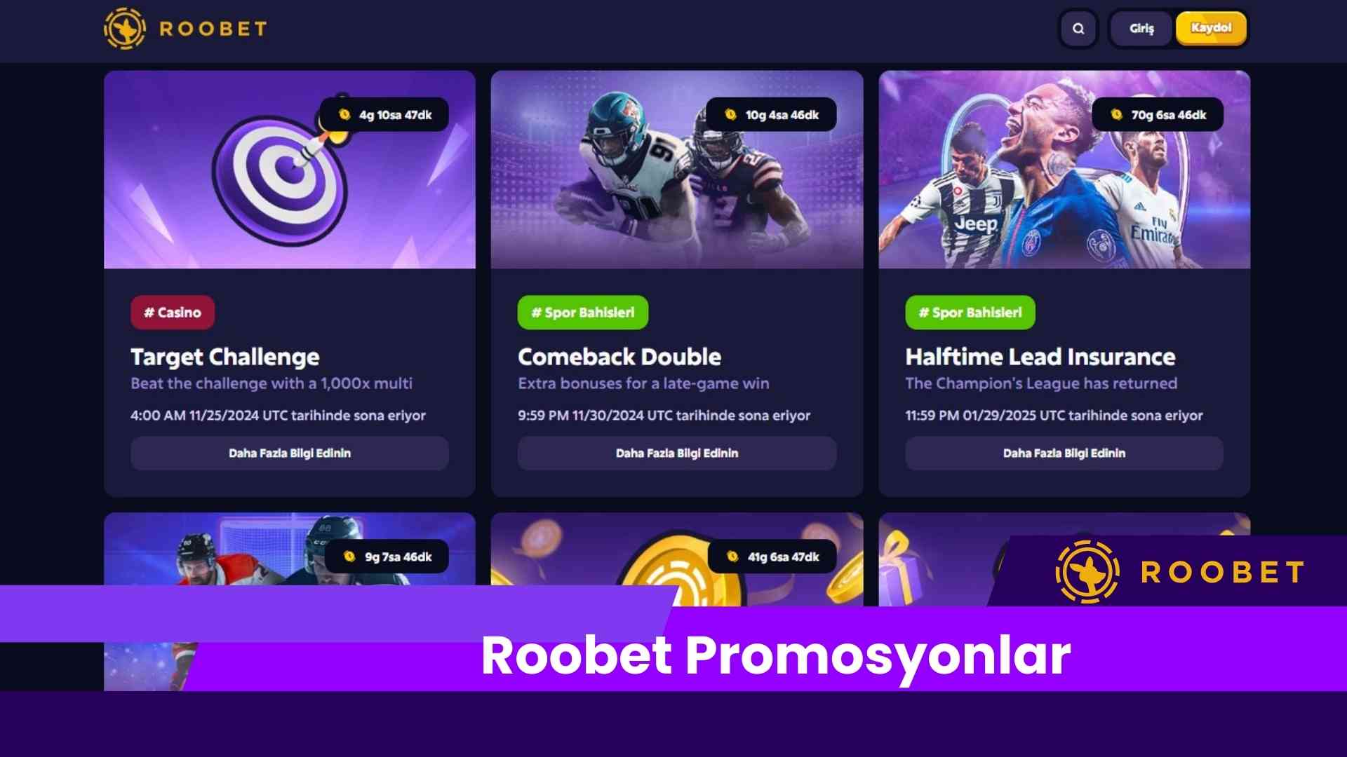 Roobet Promosyonlar