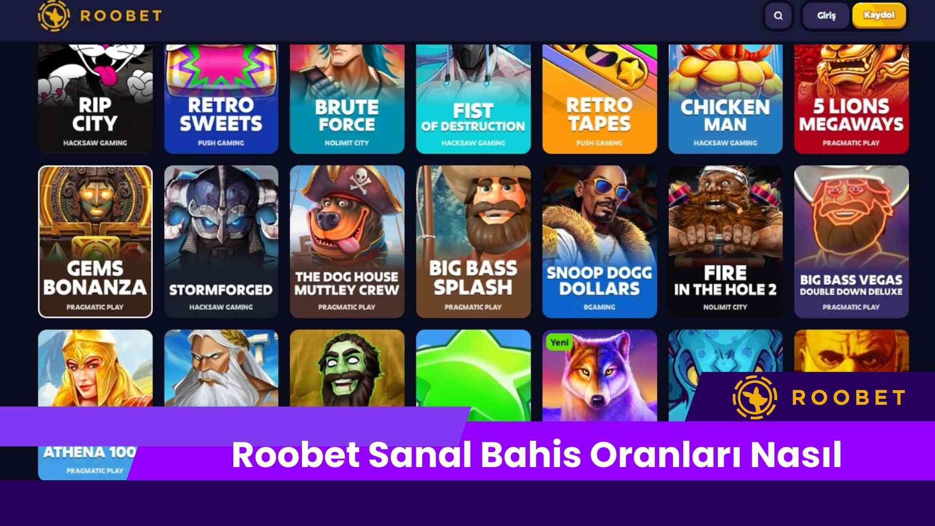 Roobet Sanal Bahis Oranları Nasıl