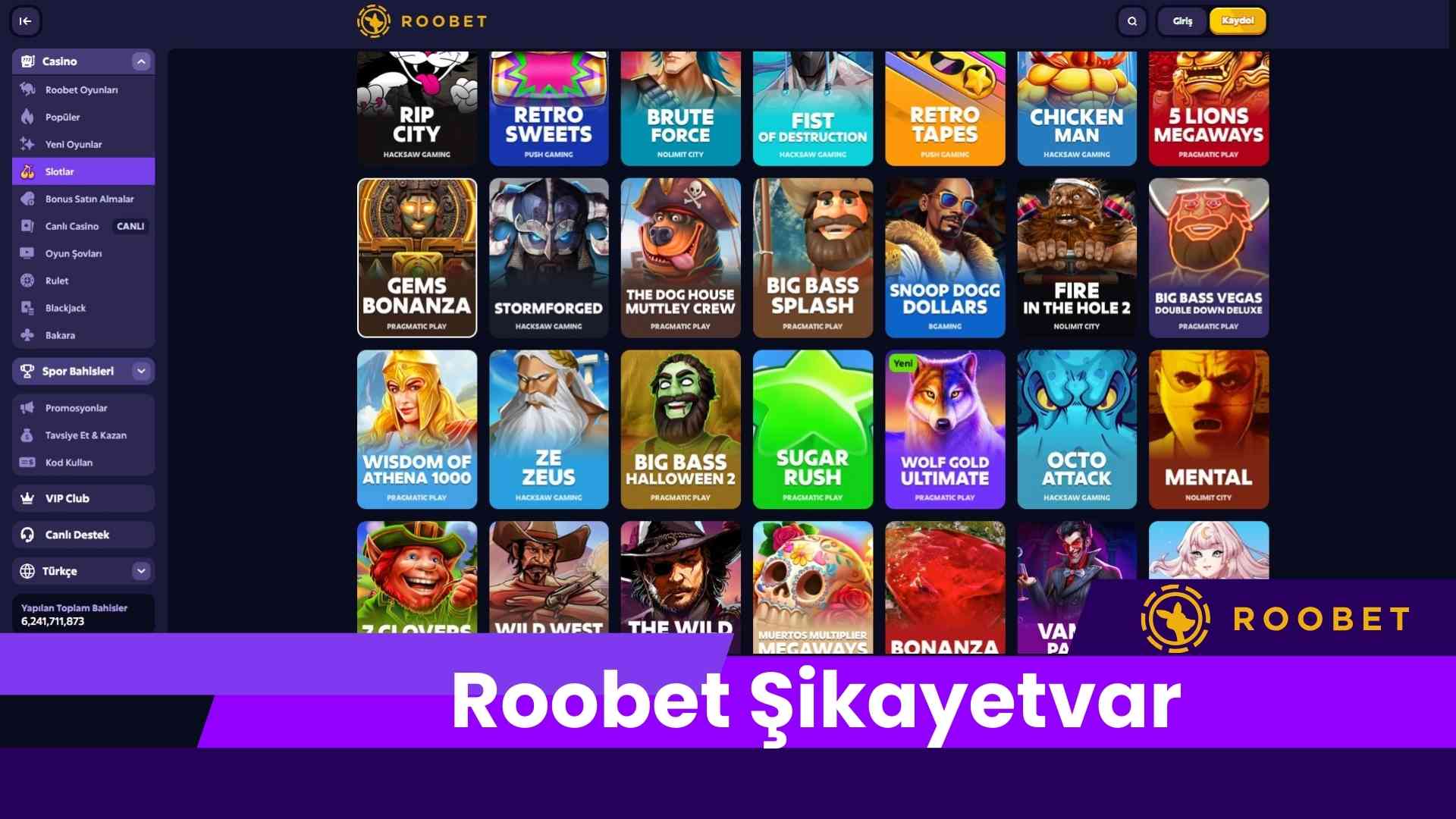 Roobet Şikayetvar