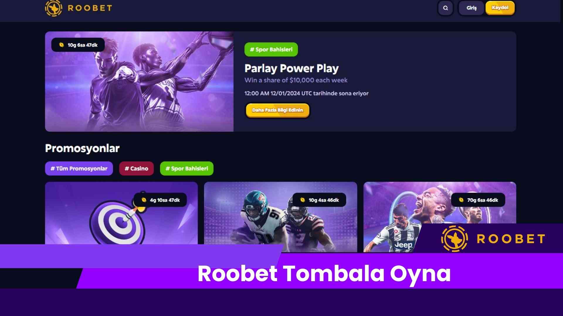 Roobet Tombala Oyna