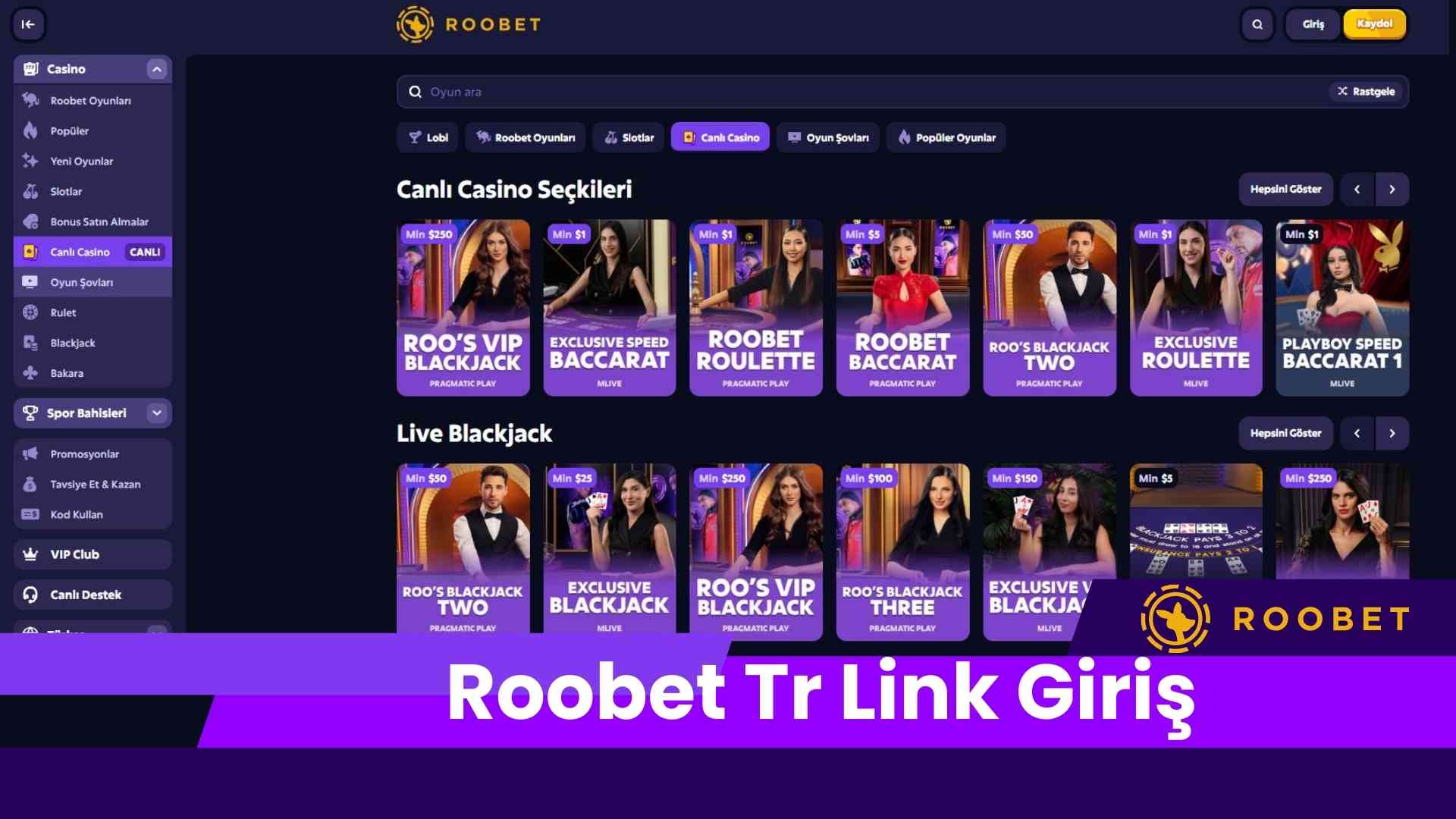 Roobet Tr Link Giriş