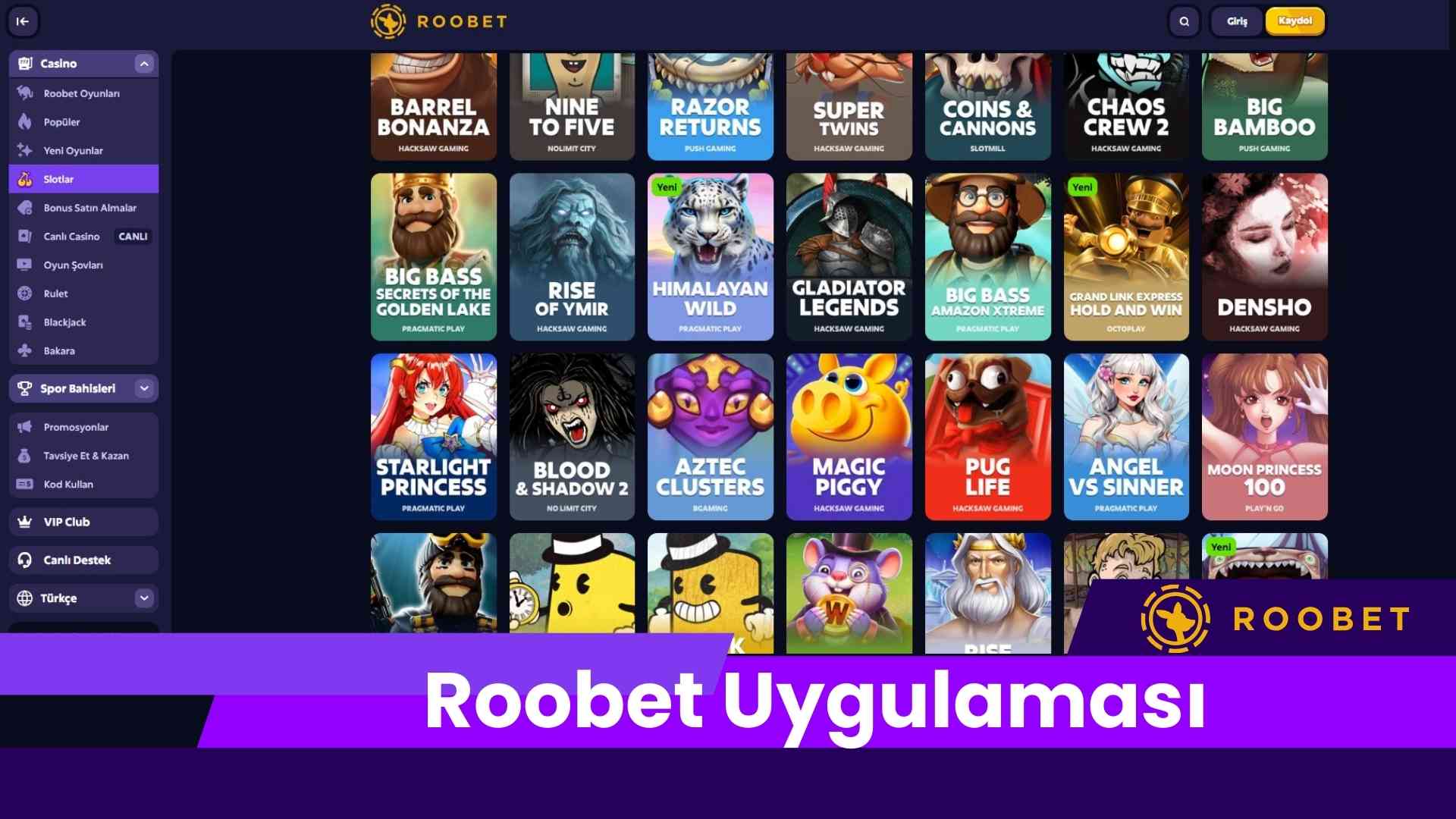 Roobet Uygulaması