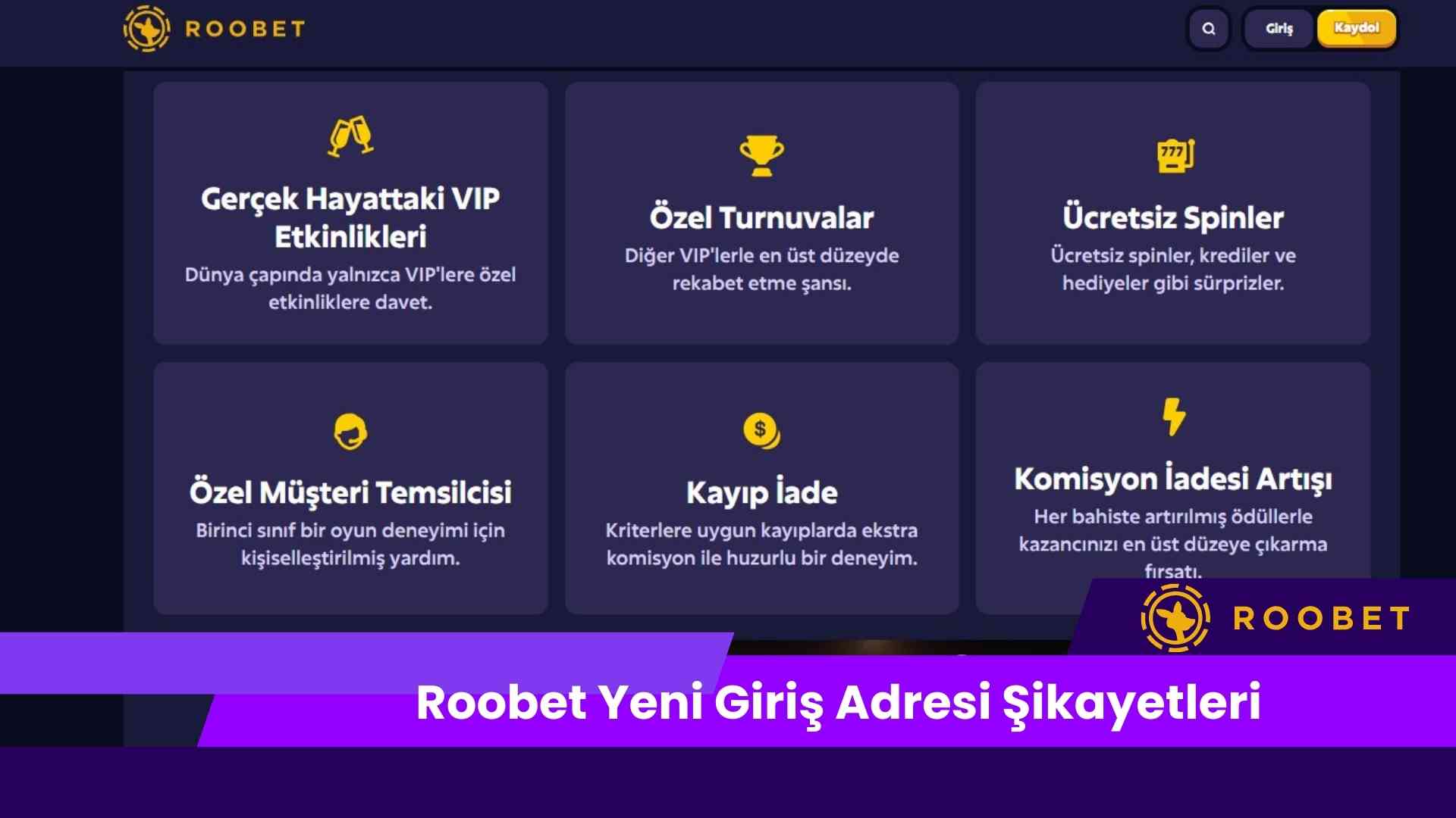 Roobet Yeni Giriş Adresi Şikayetleri
