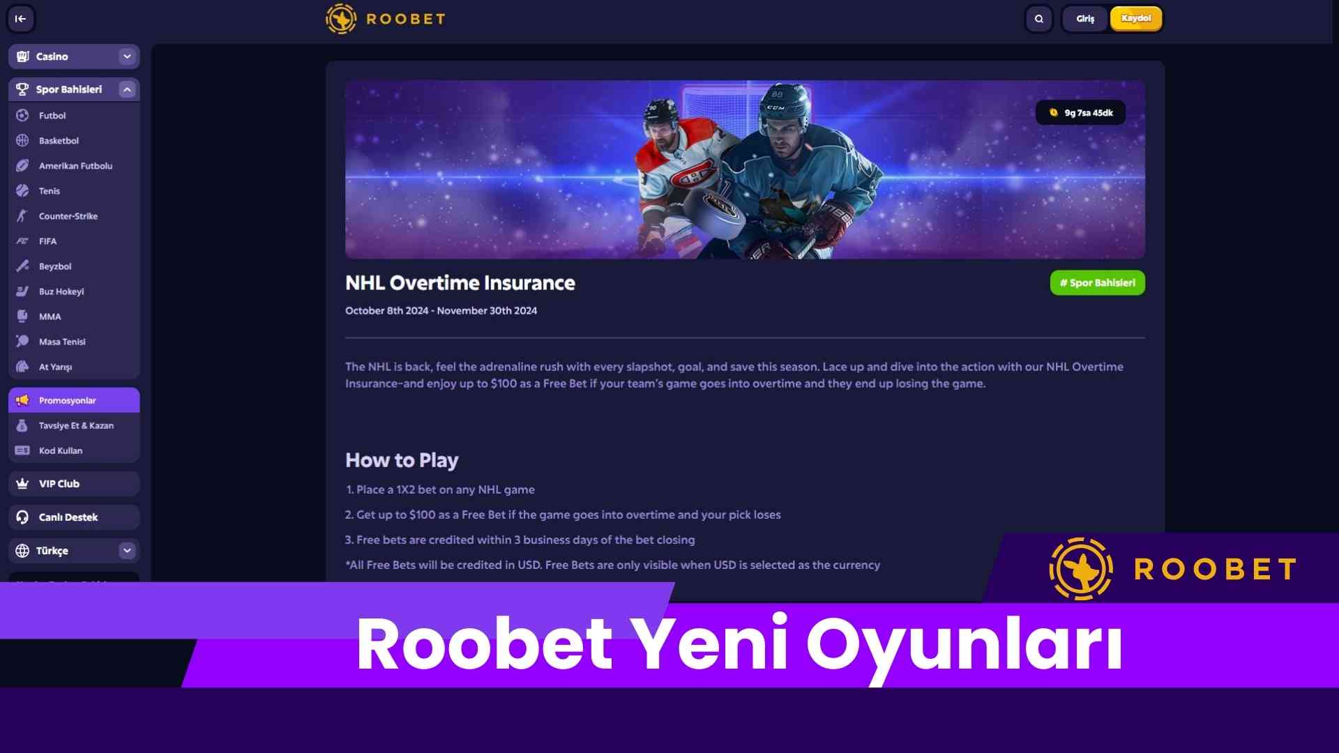 Roobet Yeni Oyunları